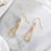 Triangle Pendant Ear Hook Earrings