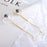 Grey Pearl Drop Gold Earrings