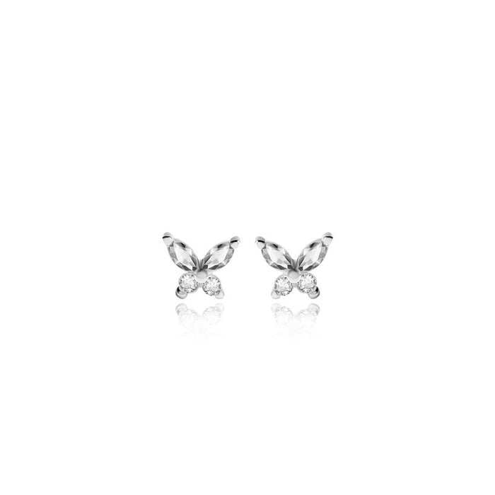 Butterfly Zircon Diamond Earrings