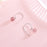 Fresh Peach Pink Beads Earrings