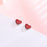 Wild Red Heart Earrings
