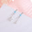Asymmetric Light Blue Earrings