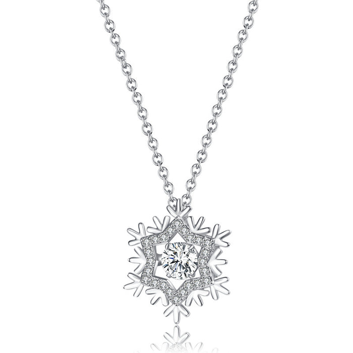 Diamond Snowflake Necklace
