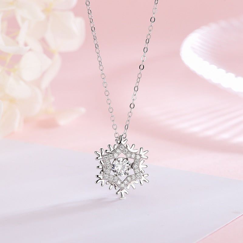 Diamond Snowflake Necklace