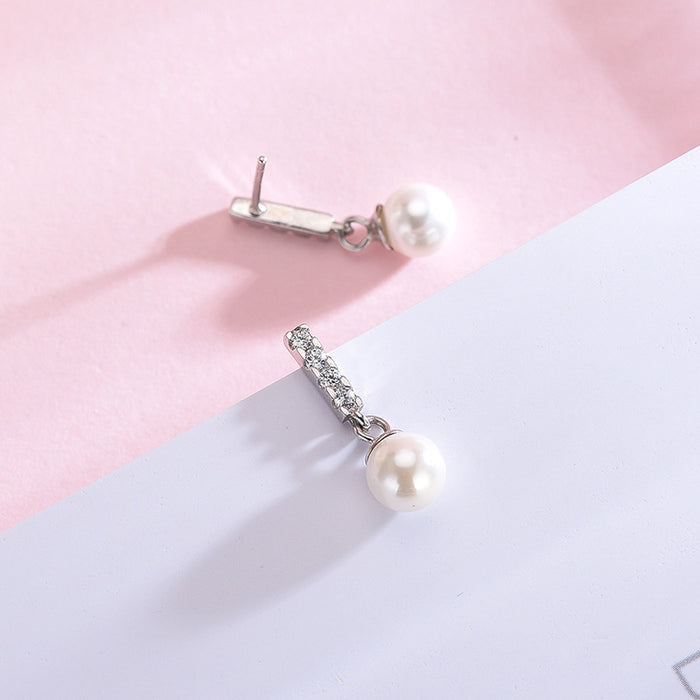 Natural Diamond Pearl Earrings