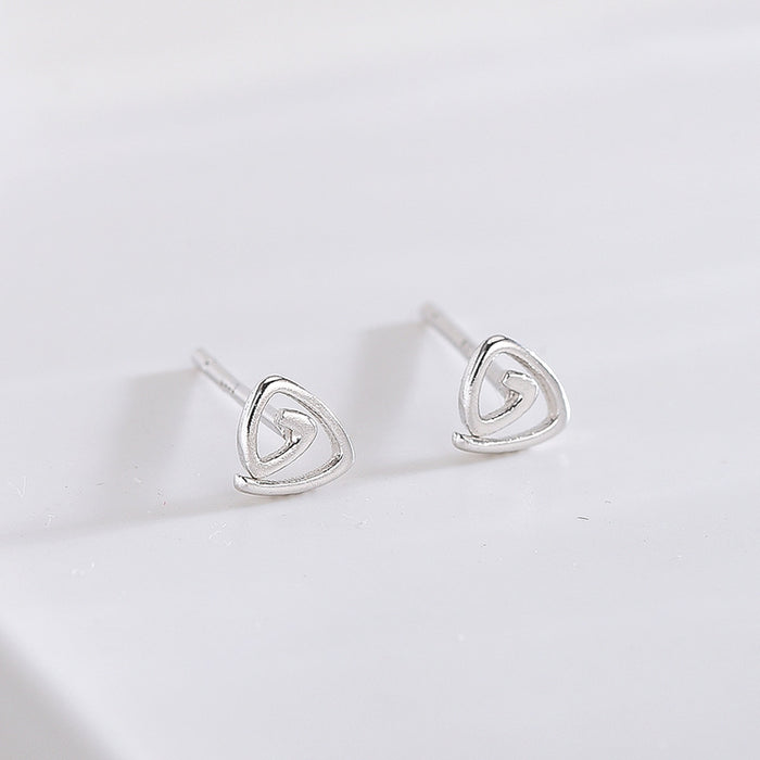 Geometric Cute Rotating Triangle Earrings