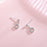 Diamond Circle Stud Earrings