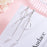 Spiral Tassel Diamond Curve Earrings