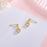 Diamond Circle Stud Earrings