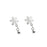 Brushed Snow Beads Earrings