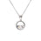Half Cut Round Crystal Necklace