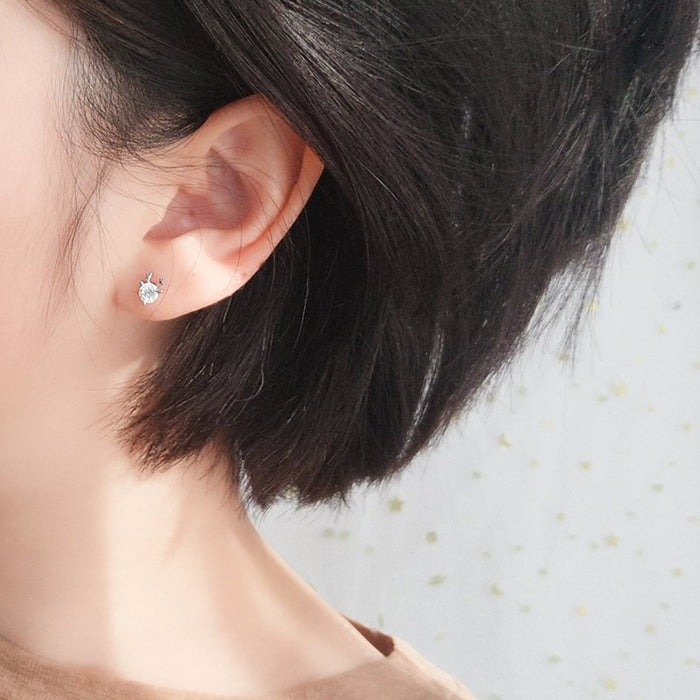Small Elk Diamond Earrings