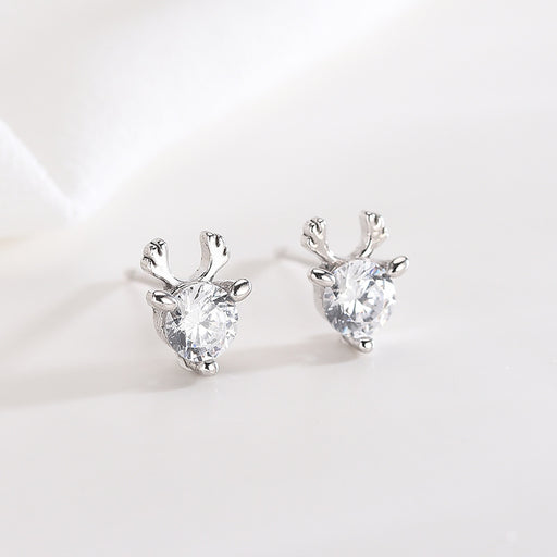 Small Elk Diamond Earrings