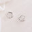Wild Pentagon Silver Earrings