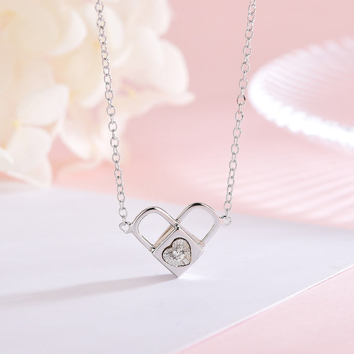 Transformable Heart Lock Necklace