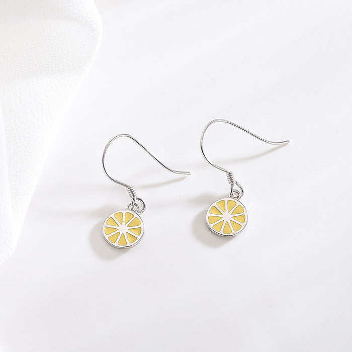 Cute Lemon Hook Earrings