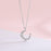 Moon Crescent Diamond Necklace