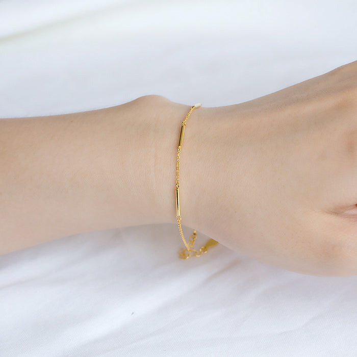 Geometric Pole Bracelet