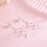 Flower Wave Drop Earrings