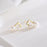 Silver Note Pearl Earrings
