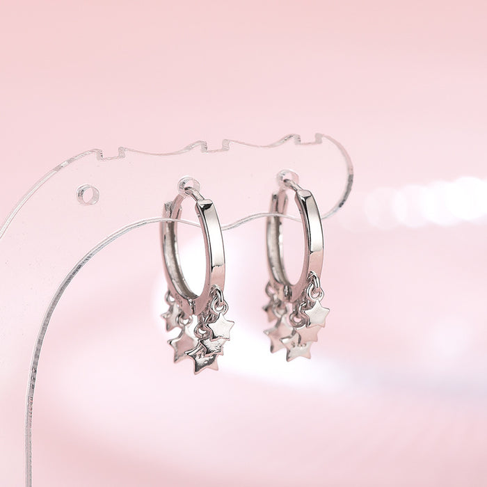 Diamond Little Star Earrings