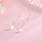 Clover Sterling Silver Drop Earring