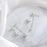 Diamonds Five Petals Flower Earrings