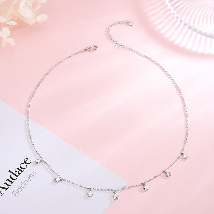 Seven Chain Stars Necklace