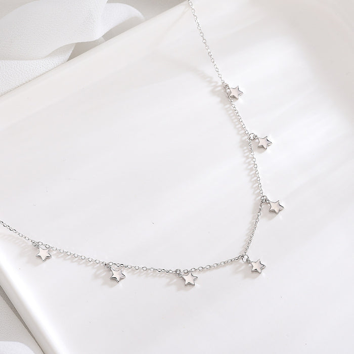 Seven Chain Stars Necklace