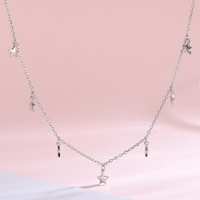 Seven Chain Stars Necklace