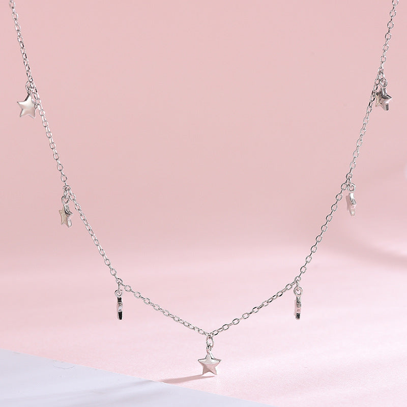 Seven Chain Stars Necklace