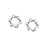 Six-Pointed Silver Star Earrings