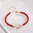 Piglet Red Rope Bracelet