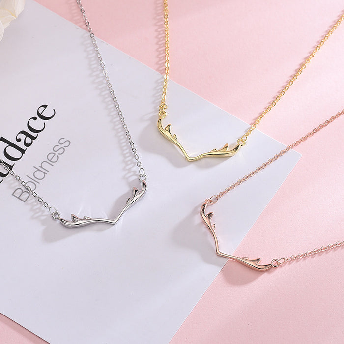 Antlers Pendant Necklace