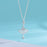 Diamond Fan Necklace