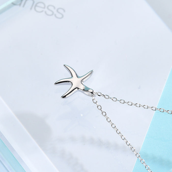 Starfish Silver Necklace