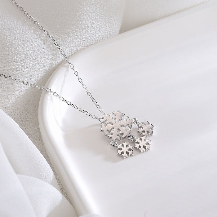 Snowflake Silver Necklace