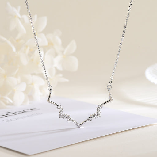 Diamond Wave Necklace