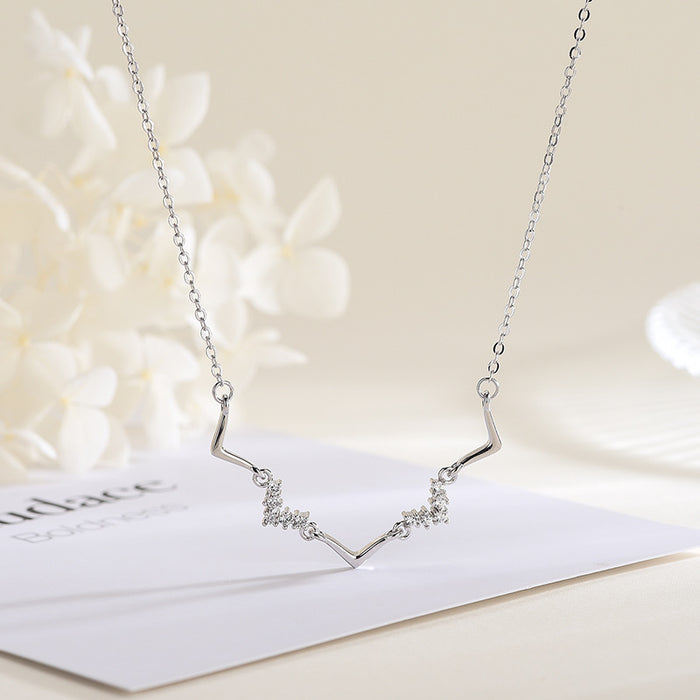 Diamond Wave Necklace