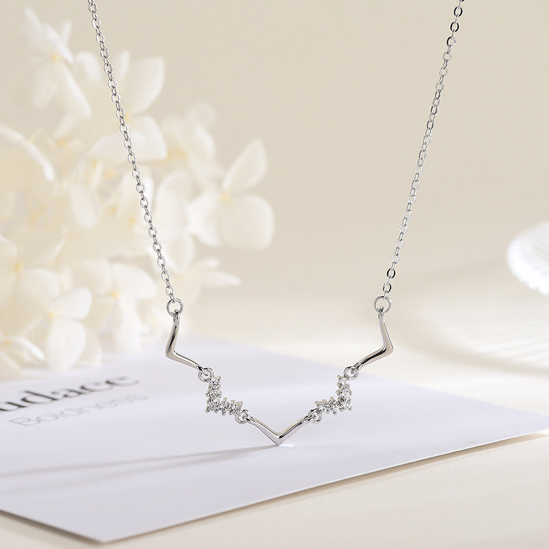 Diamond Wave Necklace
