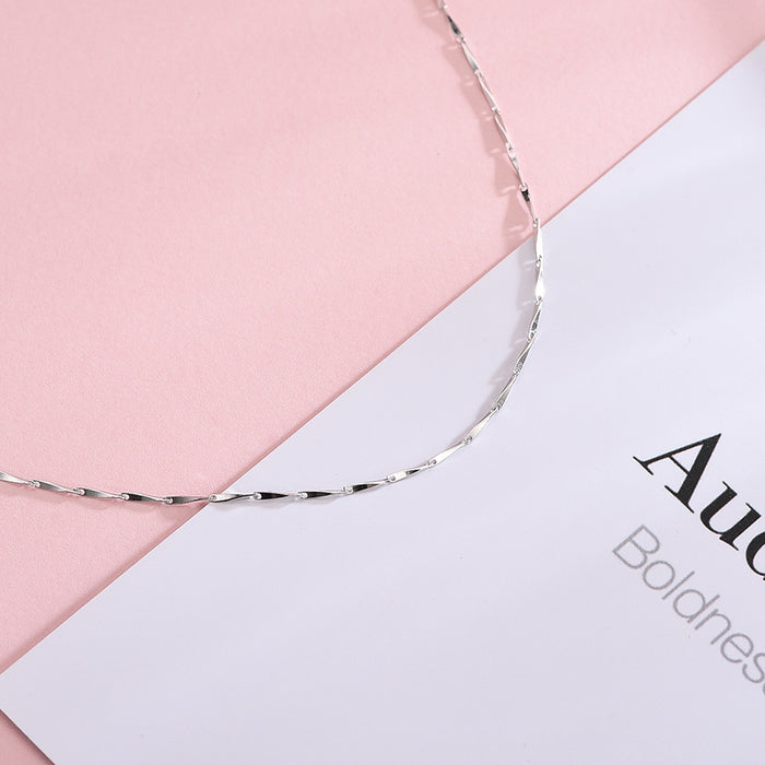 Plain Water Wave Necklace