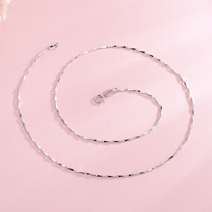 Plain Water Wave Necklace