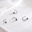 Triangle Single Black Diamond Earrings