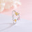 Apricot Leaf Cat Eye Ring