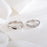 Intertwined Love Couple Ring