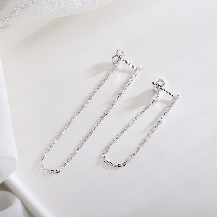 Personalize Long Drop Earrings