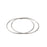 Full Round Silver Earrings