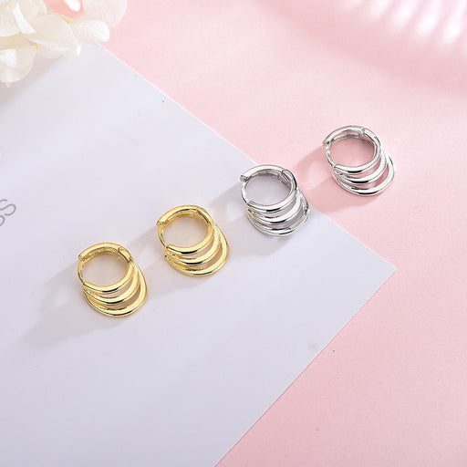 Triple Loop Earrings