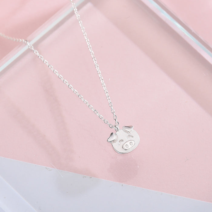 Cute Tiny Piglet Nacklace