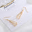 Triangle Pendant Ear Hook Earrings